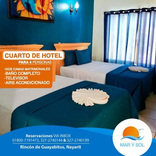 Hotel Y Suites Mar Y Sol Rincon de Guayabitos Esterno foto